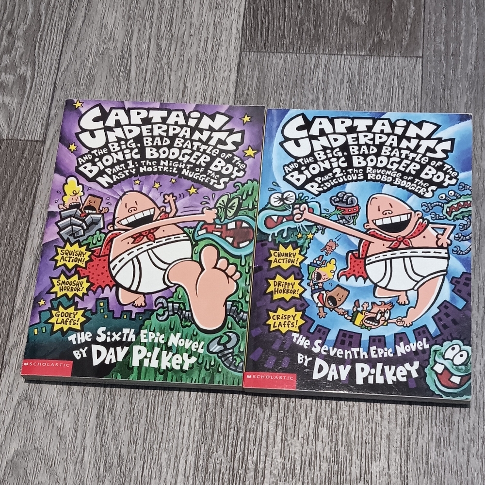 Captain Underpants And The Big, Bad Battle Of The Bionic Booger Boy Part 1 And 2